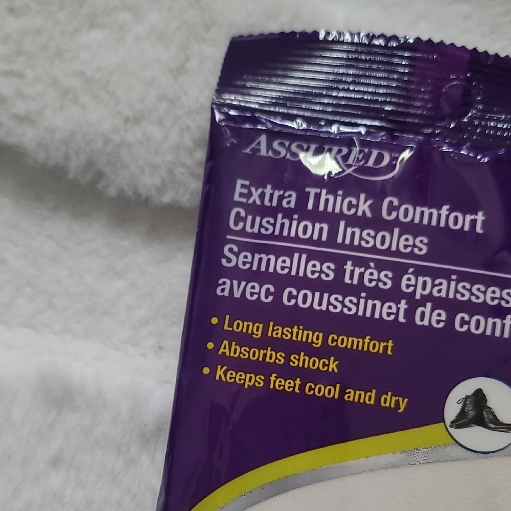 Assured Extra Thick Comfort Cushion Insoles